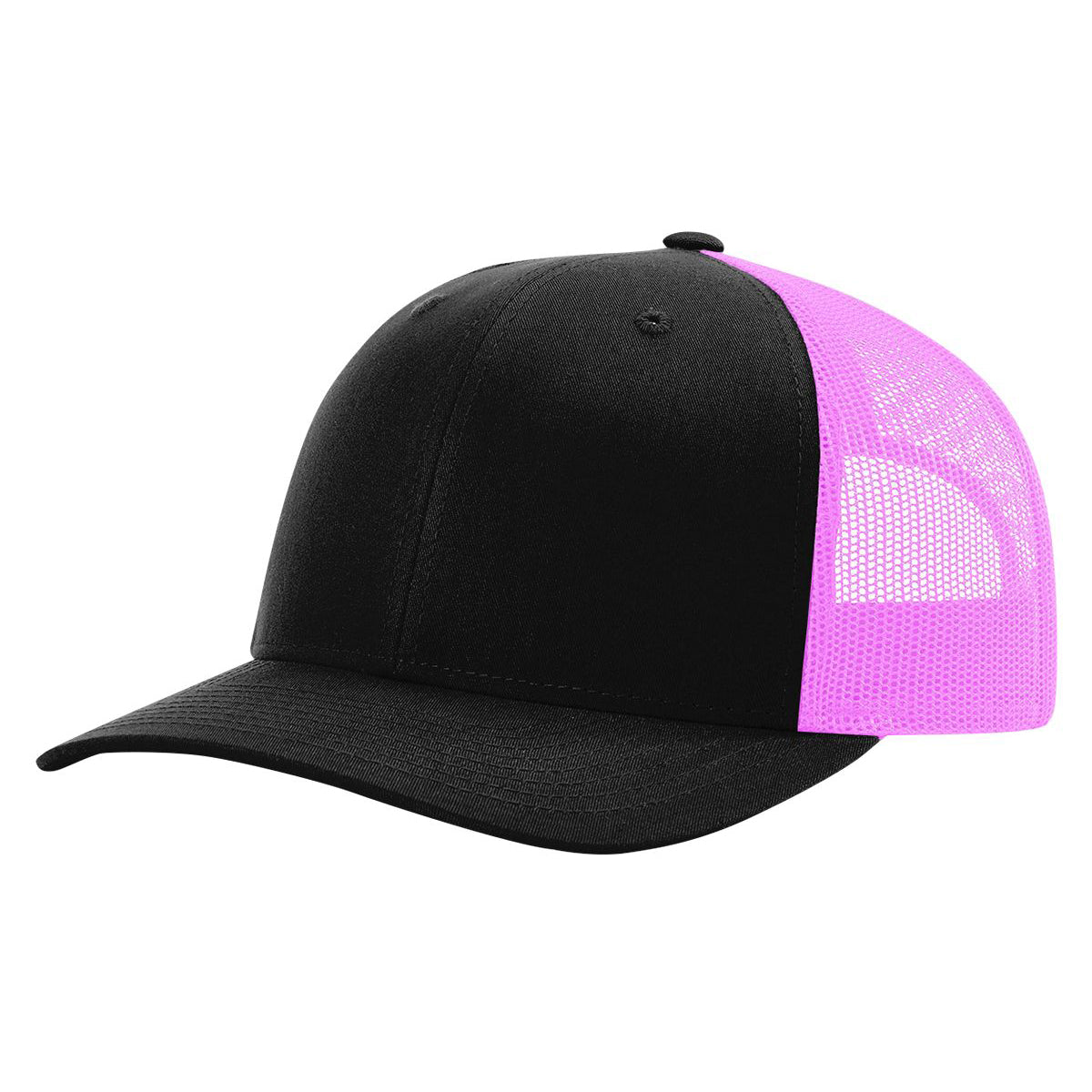Richardson 115 Low Pro Trucker Cap, Snapback Hat - Blank