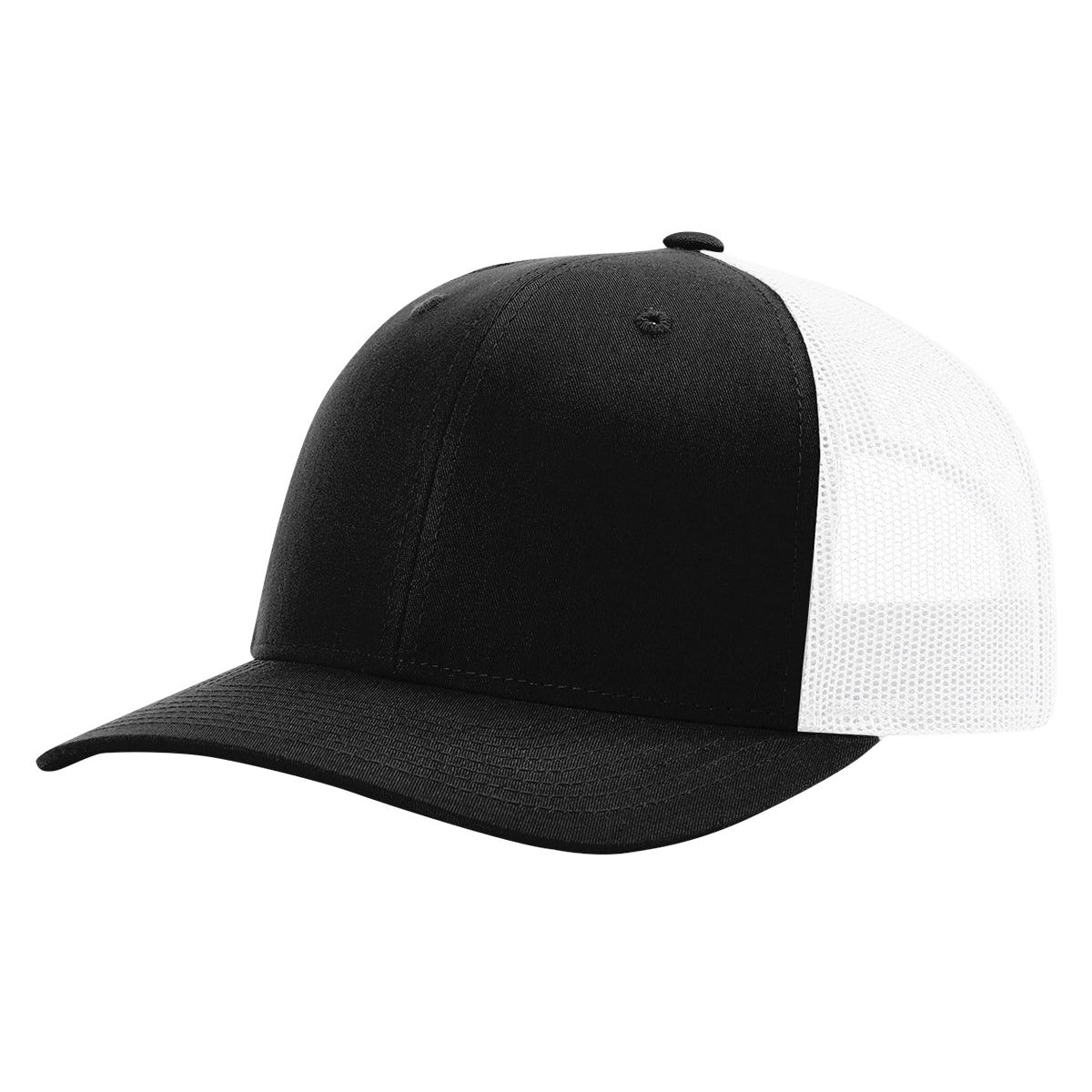 Richardson 115 Low Pro Trucker Cap, Snapback Hat - Blank
