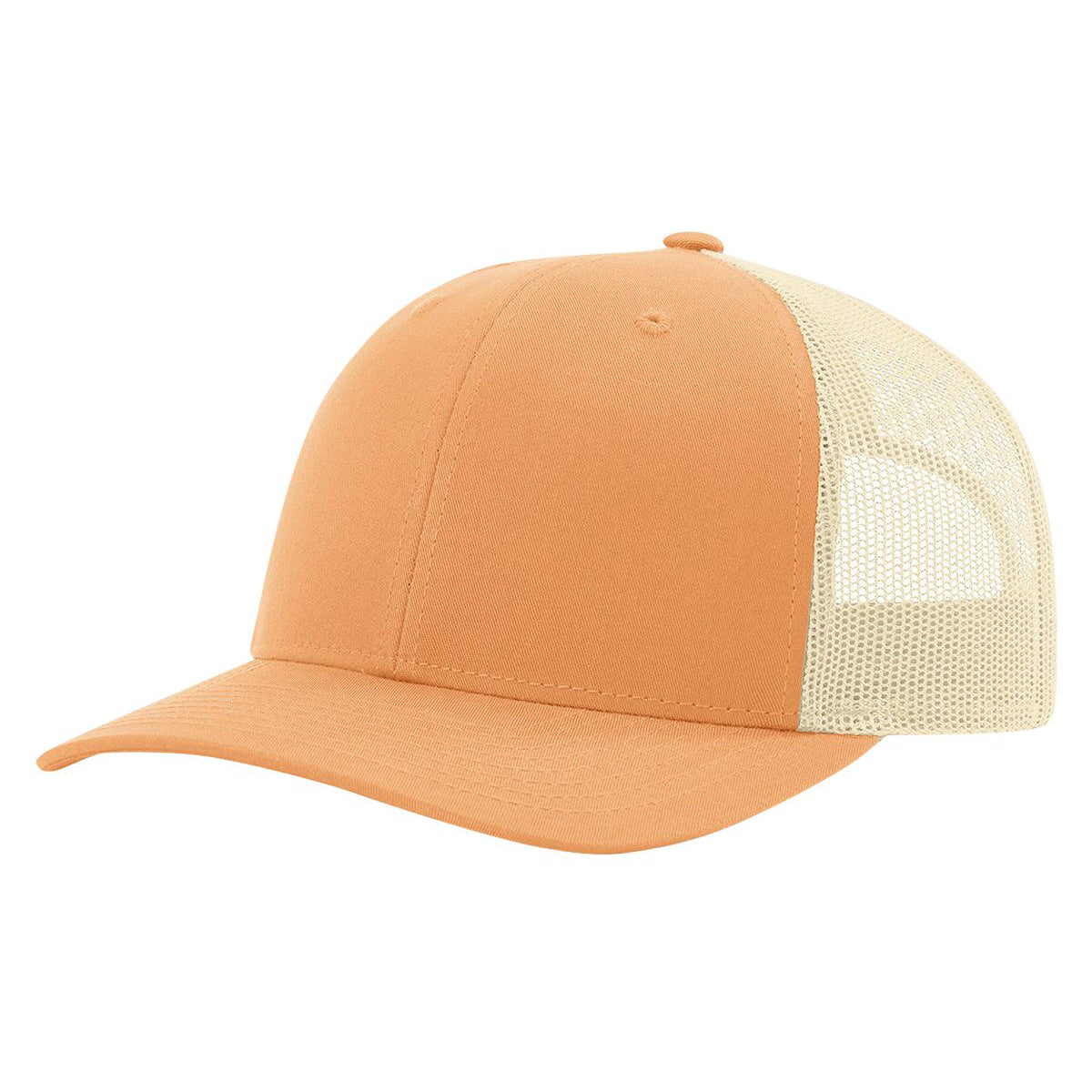 Richardson 115 Low Pro Trucker Cap, Snapback Hat - Blank
