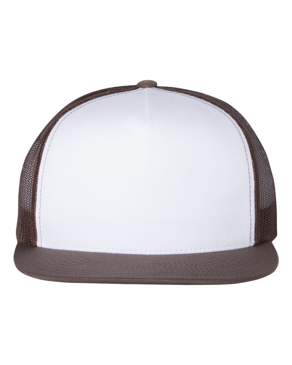 YP Classics, Yupoong 6006 Flat Bill Trucker Cap - Blank
