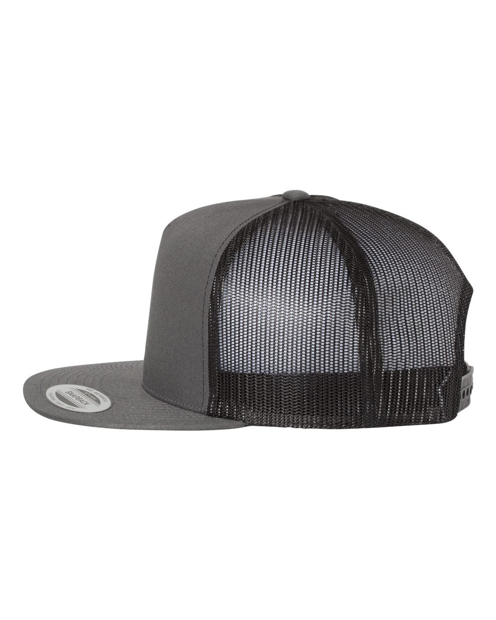 YP Classics, Yupoong 6006 Flat Bill Trucker Cap - Blank