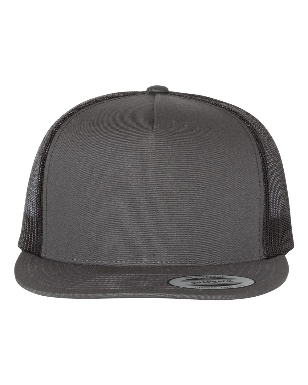 YP Classics, Yupoong 6006 Flat Bill Trucker Cap - Blank