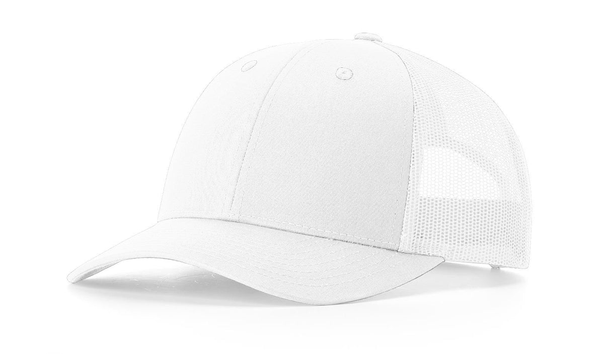 Richardson 115 Low Pro Trucker Cap, Snapback Hat - Blank