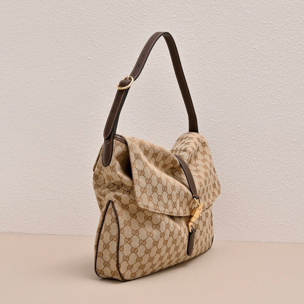 GUCCI Jackie Flap Large Shoulder Bag
