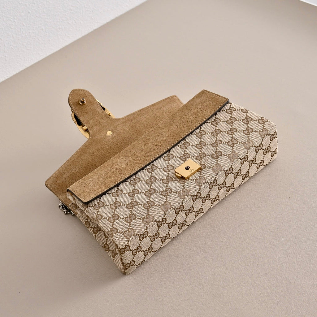 Gucci Dionysus Canvas Shoulder Bag
