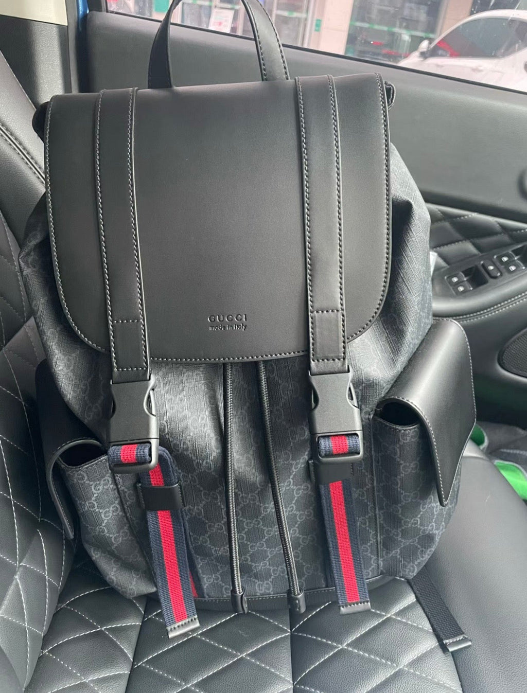 Gucci GG Black Backpack – 495563