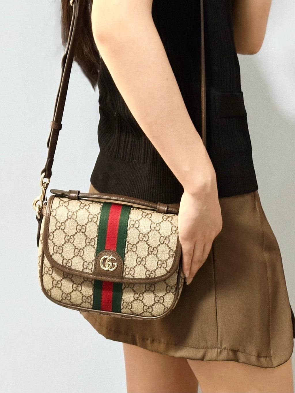 Gucci Ophidia Mini Top Handle Shoulder Bag – 836843