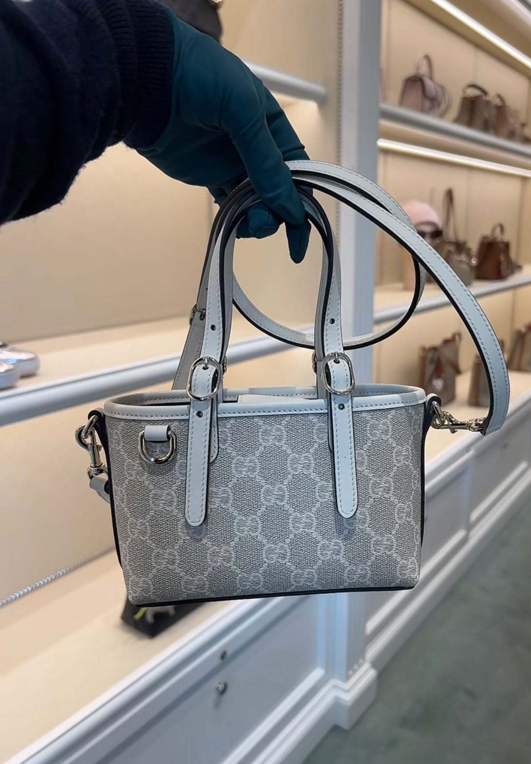 Gucci GG Emblem Mini Tote Bag – 855491