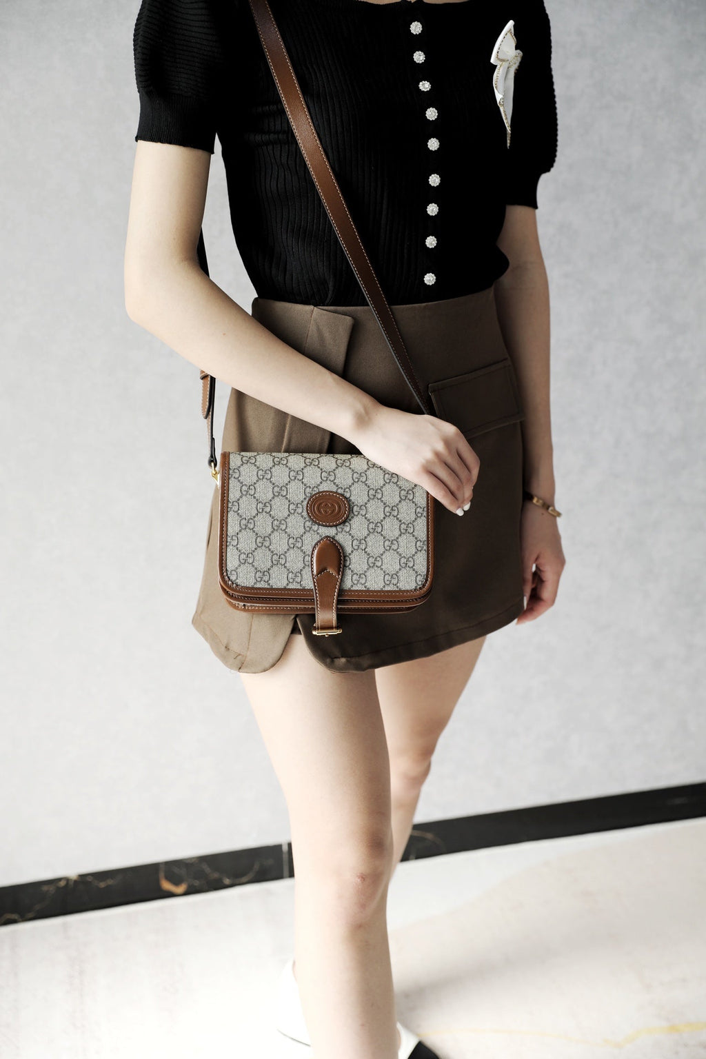 Gucci GG Retro Small Messenger Bag – 671620