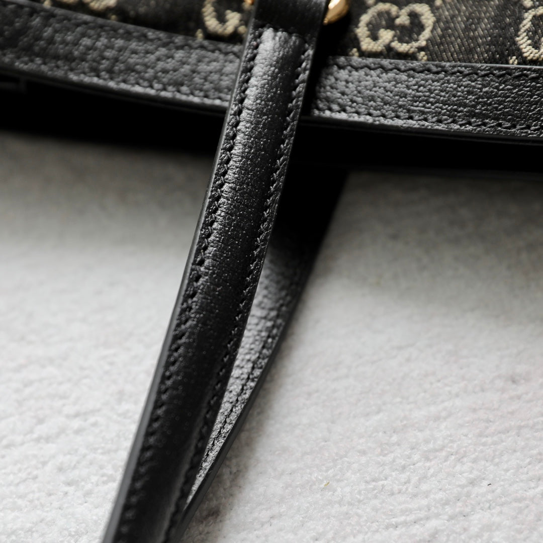Gucci Black Denim Shopping Bag – 631685