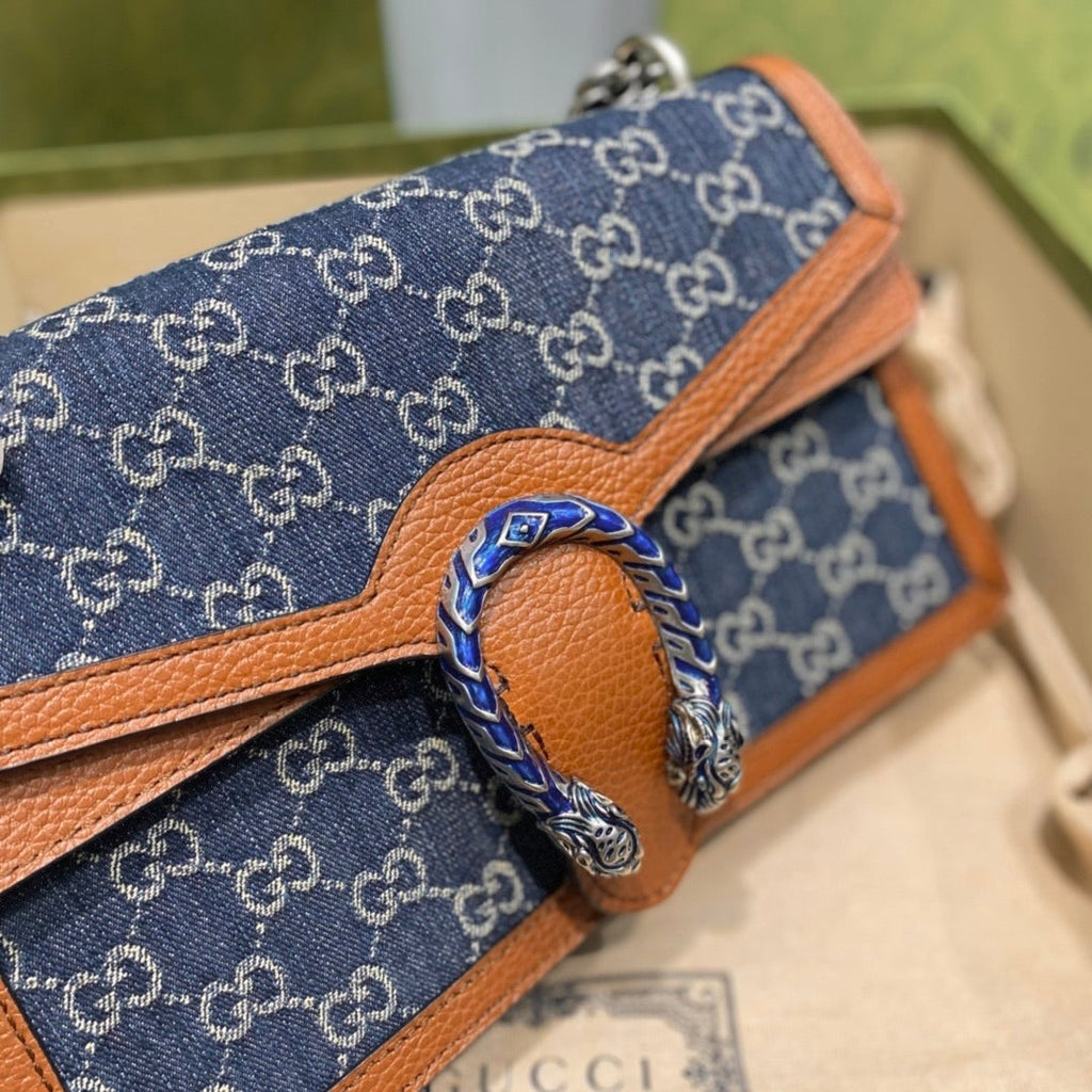 Gucci Dionysus Medium Denim Shoulder Bag – 400249